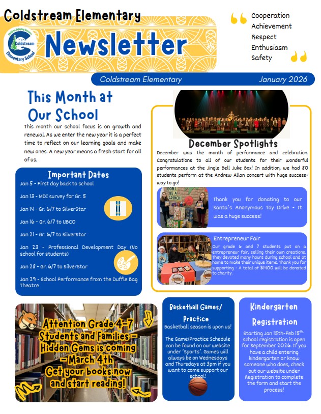 January 2026 Newsletter